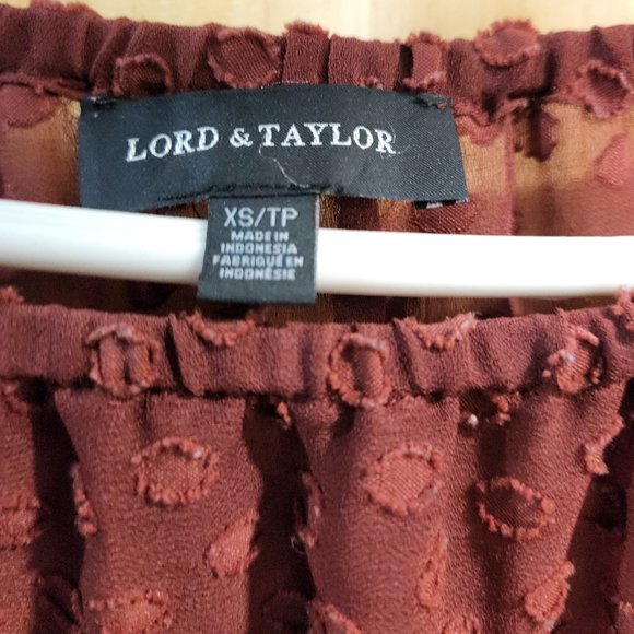 Lord & Taylor 3/4 Length Sleeves Top - Picture 2 of 7